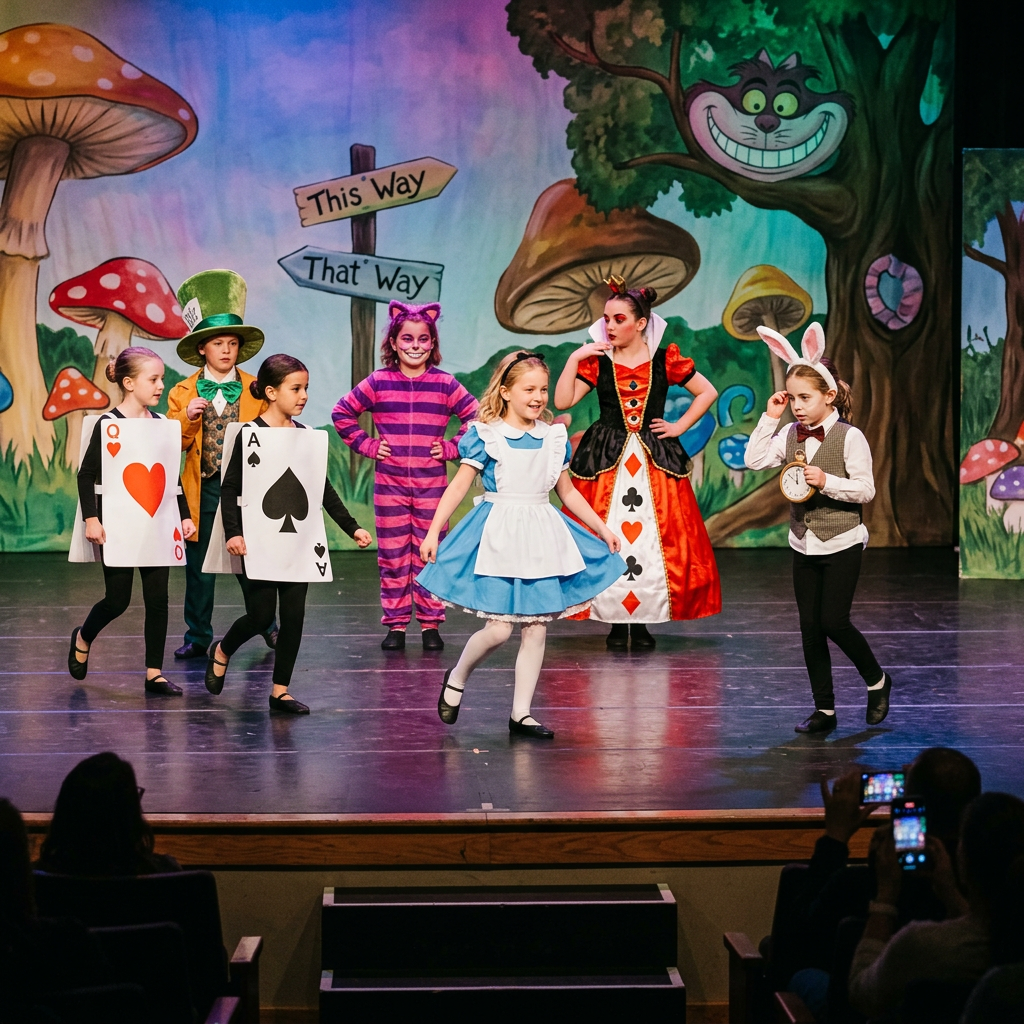 Alice in Wonderland dance recital theme