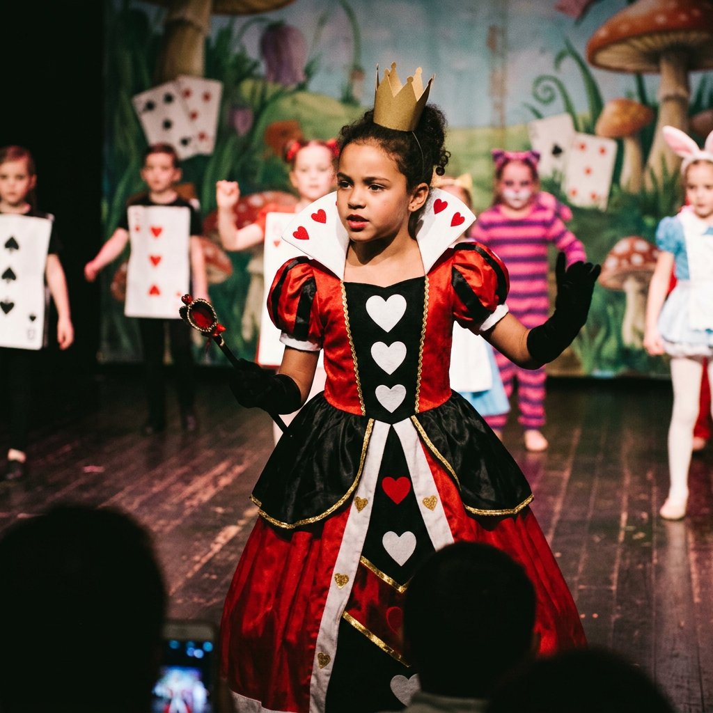 Queen of Hearts dance recital costume