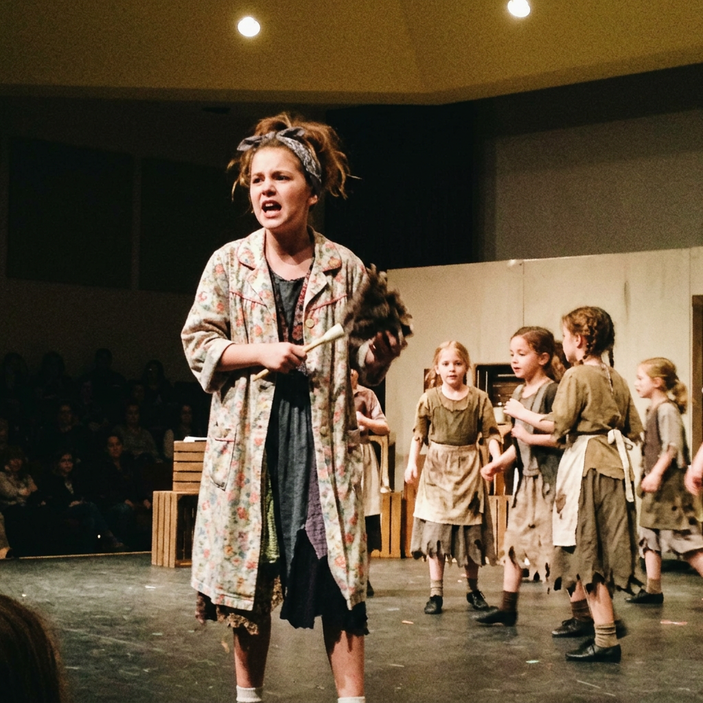 Miss Hannigan dance recital costume