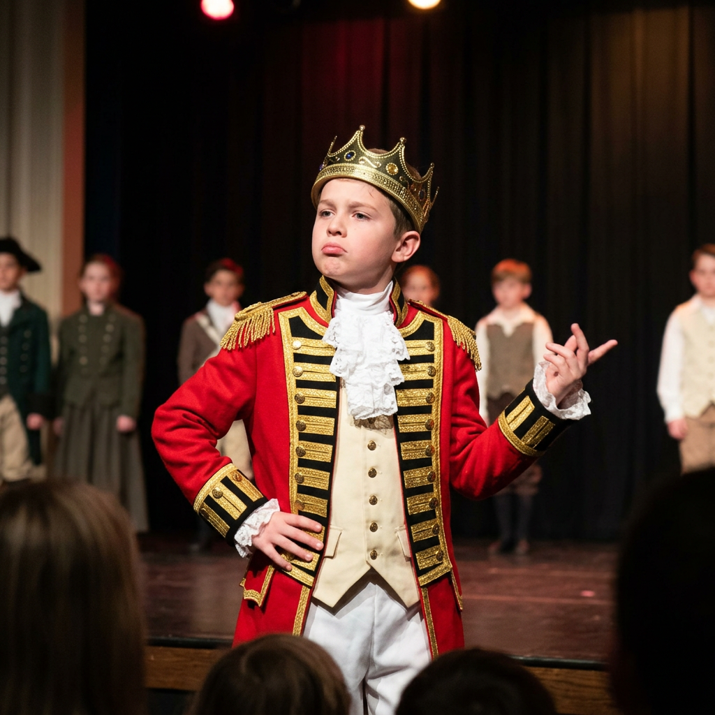 King George III dance recital costume