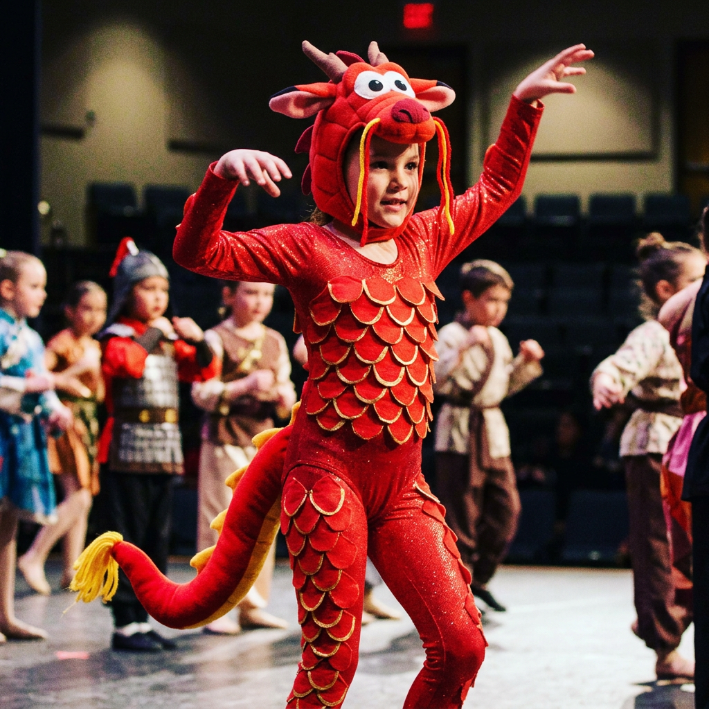 Mushu dance recital costume