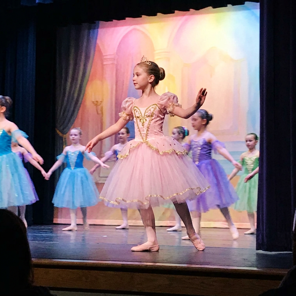 Aurora dance recital costume