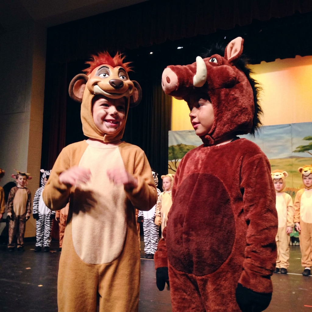 Timon and Pumbaa dance recital costume