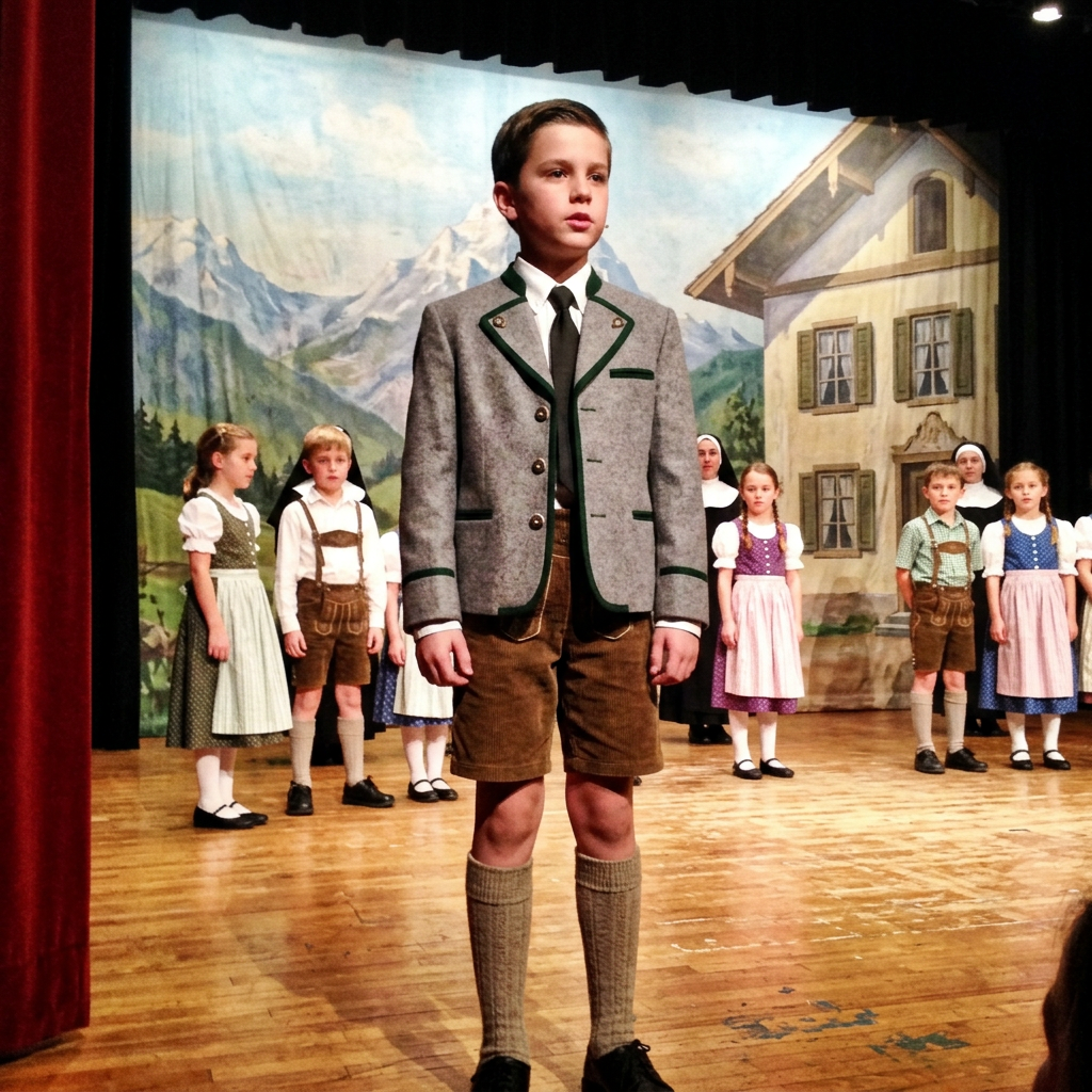 Captain von Trapp dance recital costume