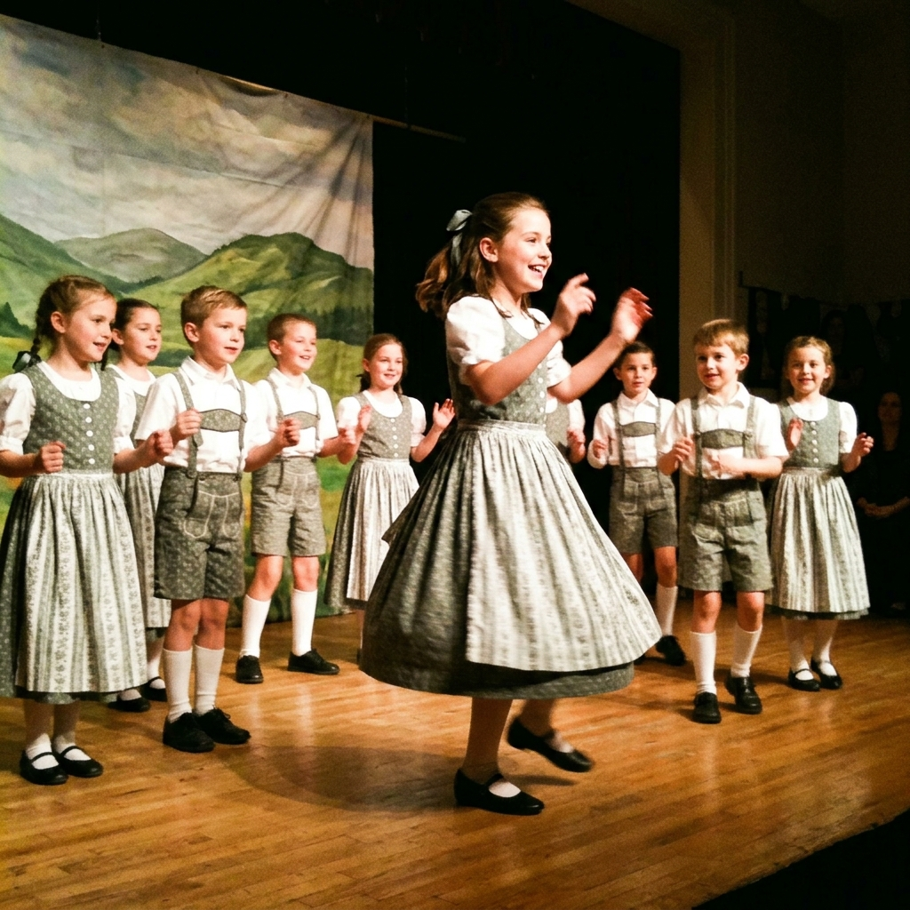 The von Trapp Children dance recital costume