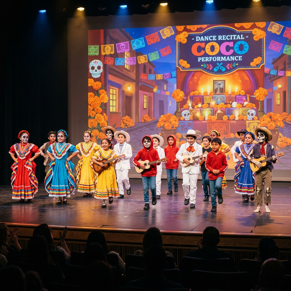 Coco dance recital theme