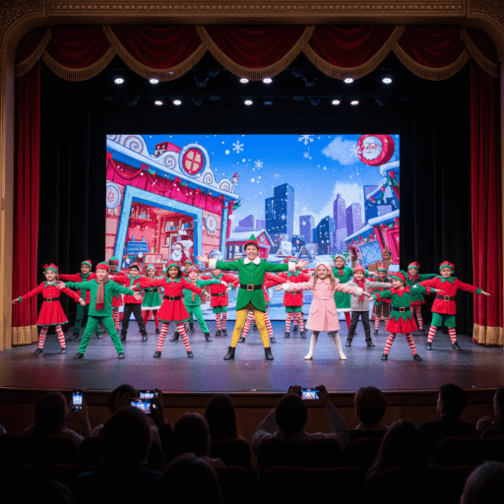 Elf: The Musical dance recital theme