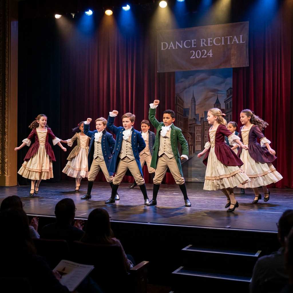 Hamilton dance recital theme